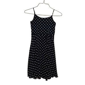 Black and white polkadot dress girls size 10